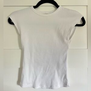 Zara White Short Sleeve Tee